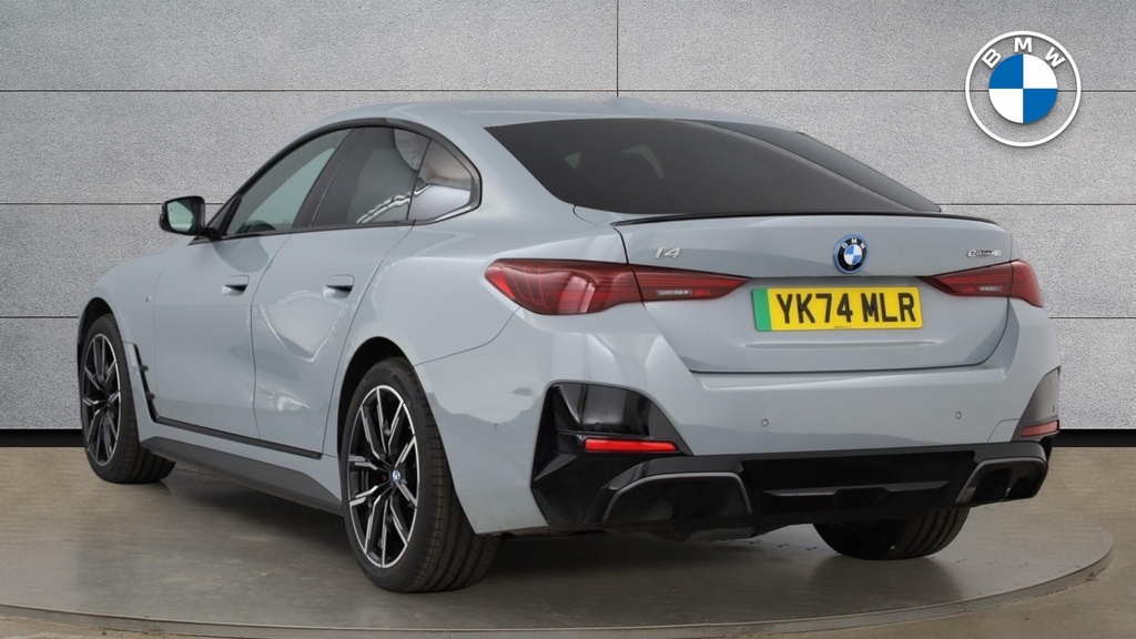 BMW i4 I4 Edrive40 M Sport YK74MLR Grey #2