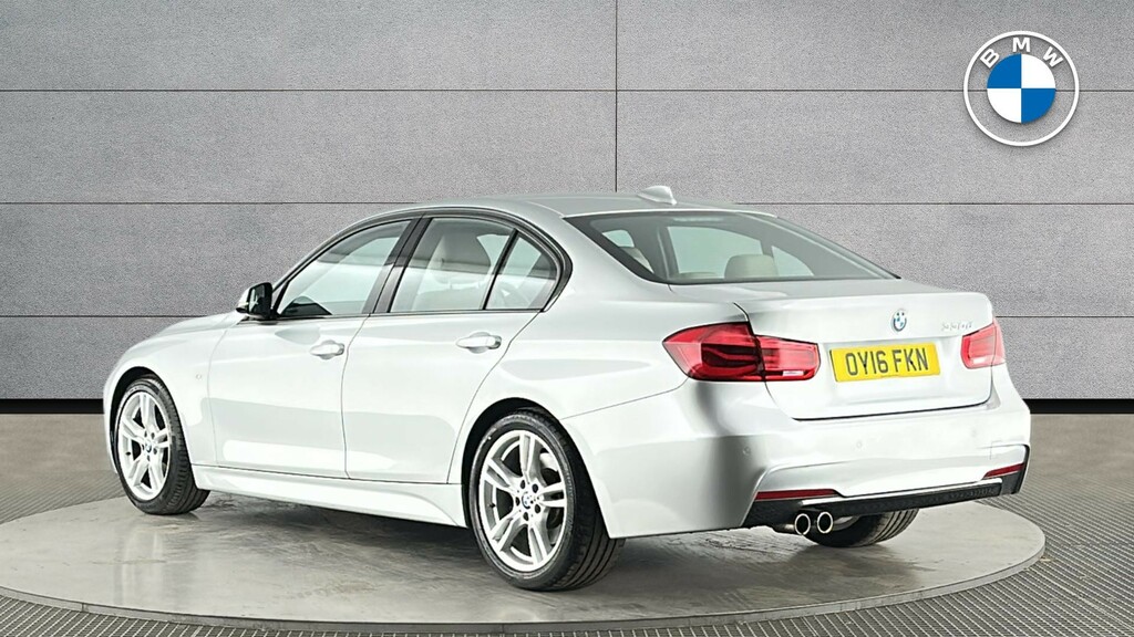 BMW 3 Series 330D M Sport Saloon Silver #2
