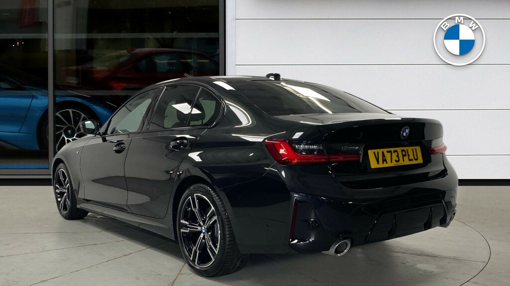 BMW 3 Series 320I M Sport Saloon Black #2