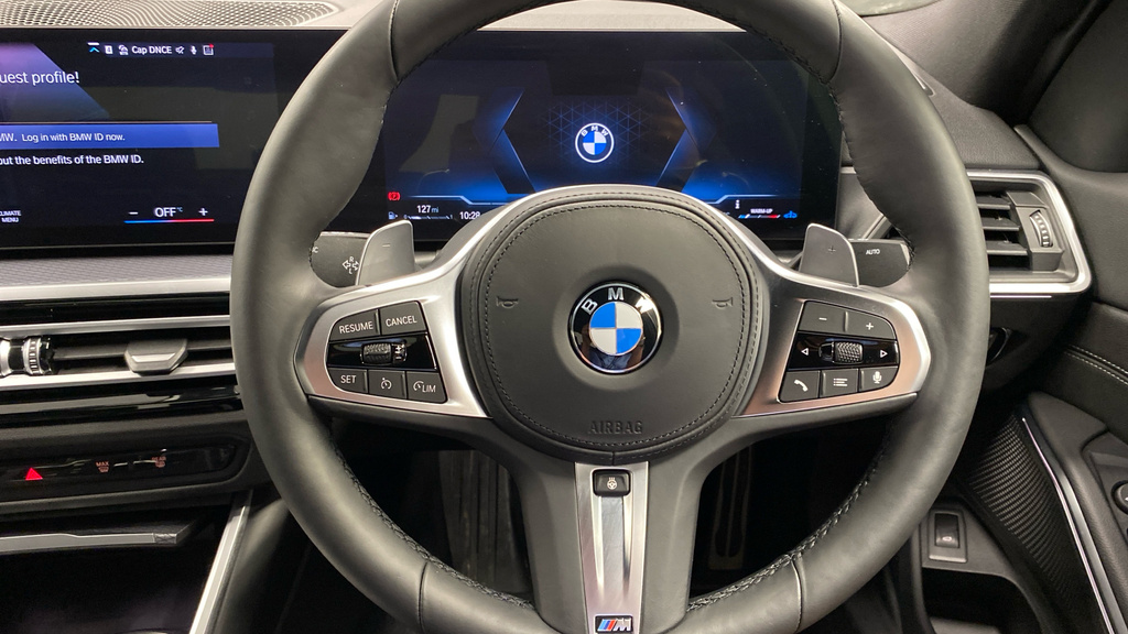 BMW 3 Series 320I M Sport Saloon Black #5