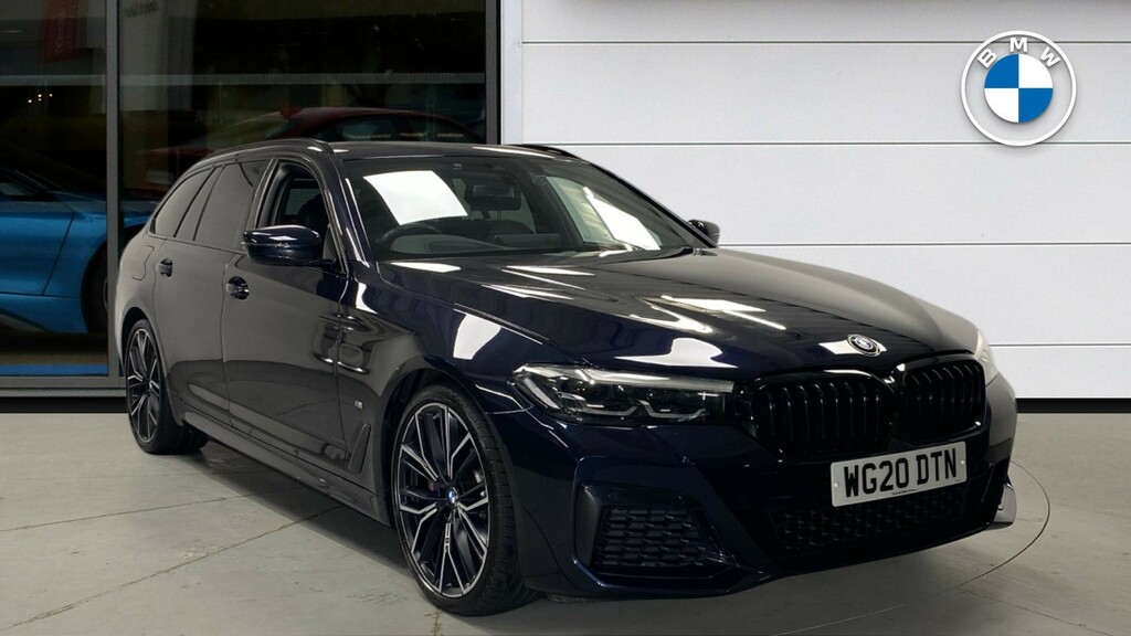 BMW 5 Series 520D M Sport Touring Black