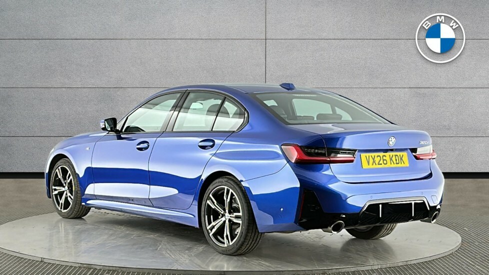 BMW 3 Series 320I M Sport Saloon VX26KDK Blue #2
