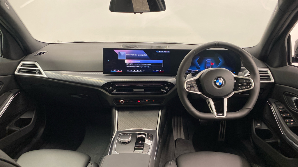 BMW 3 Series 320I M Sport Saloon VO75ZPE Black #4