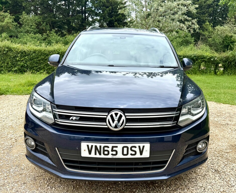 Volkswagen Tiguan 2.0 Tdi Bluemotion Tech R-line Edition Suv Die VN65OSV Blue #6
