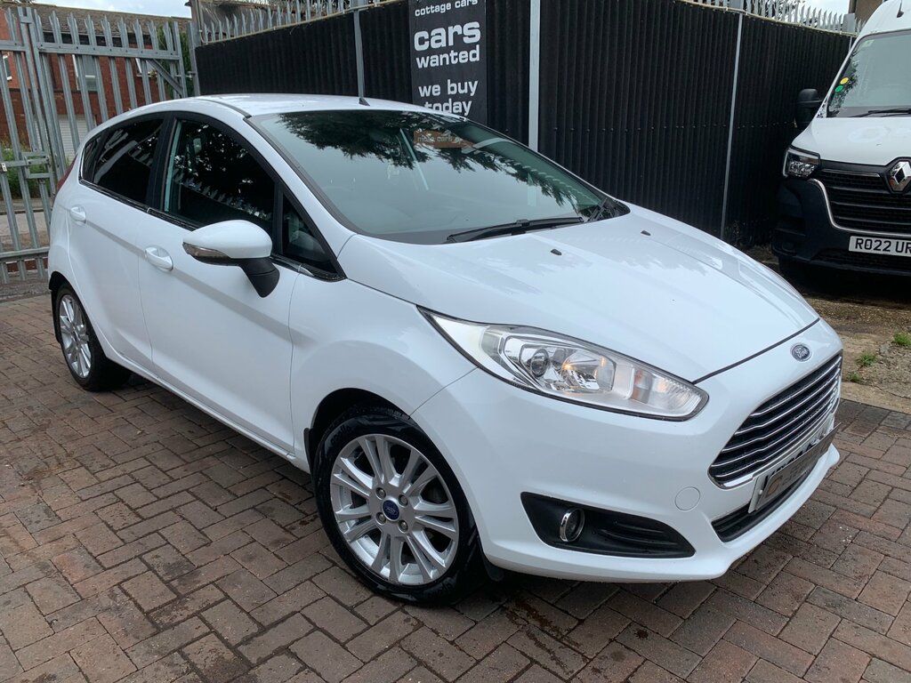 Ford Fiesta 1.0T Ecoboost Zetec Hatchback Eu VE63OMA White #2