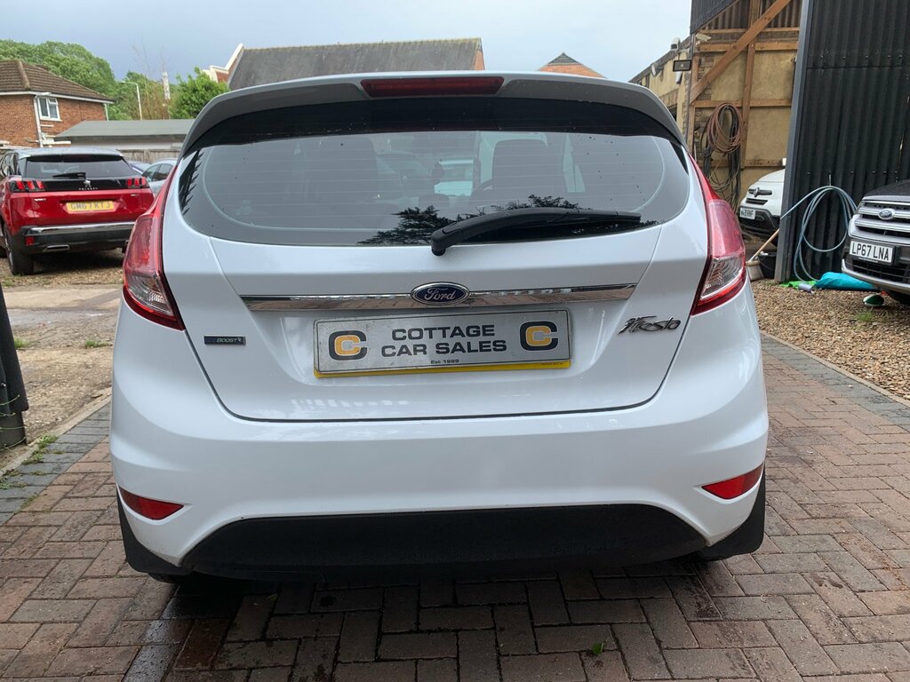 Ford Fiesta 1.0T Ecoboost Zetec Hatchback Eu VE63OMA White #5