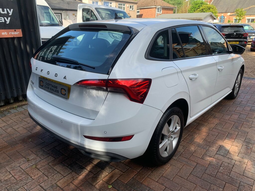 Skoda Scala 1.0 Tsi Se Hatchback Euro 6 Ss White #5