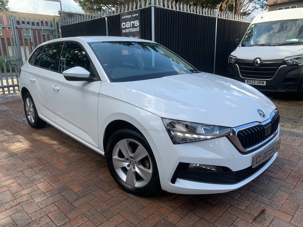 Skoda Scala 1.0 Tsi Se Hatchback Euro 6 Ss White #2