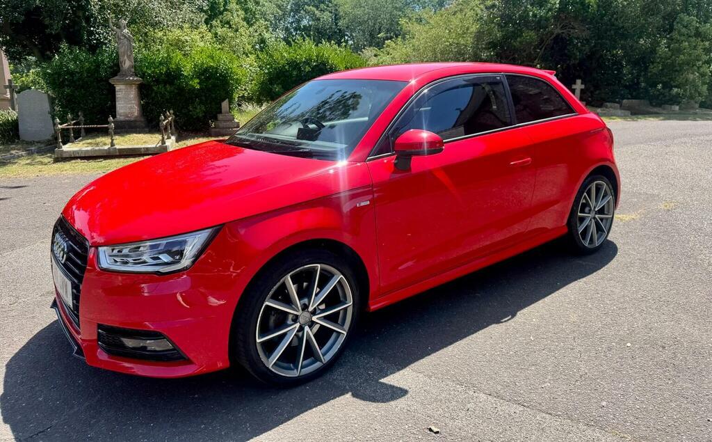 Audi A1 Hatchback 1.4 Tfsi Cod Black Edition S Tronic Euro DA17JVW Red #2