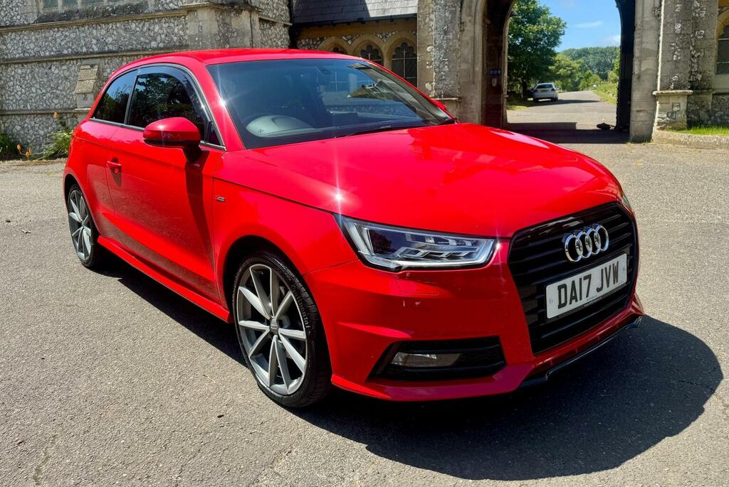 Audi A1 Hatchback 1.4 Tfsi Cod Black Edition S Tronic Euro DA17JVW Red #6