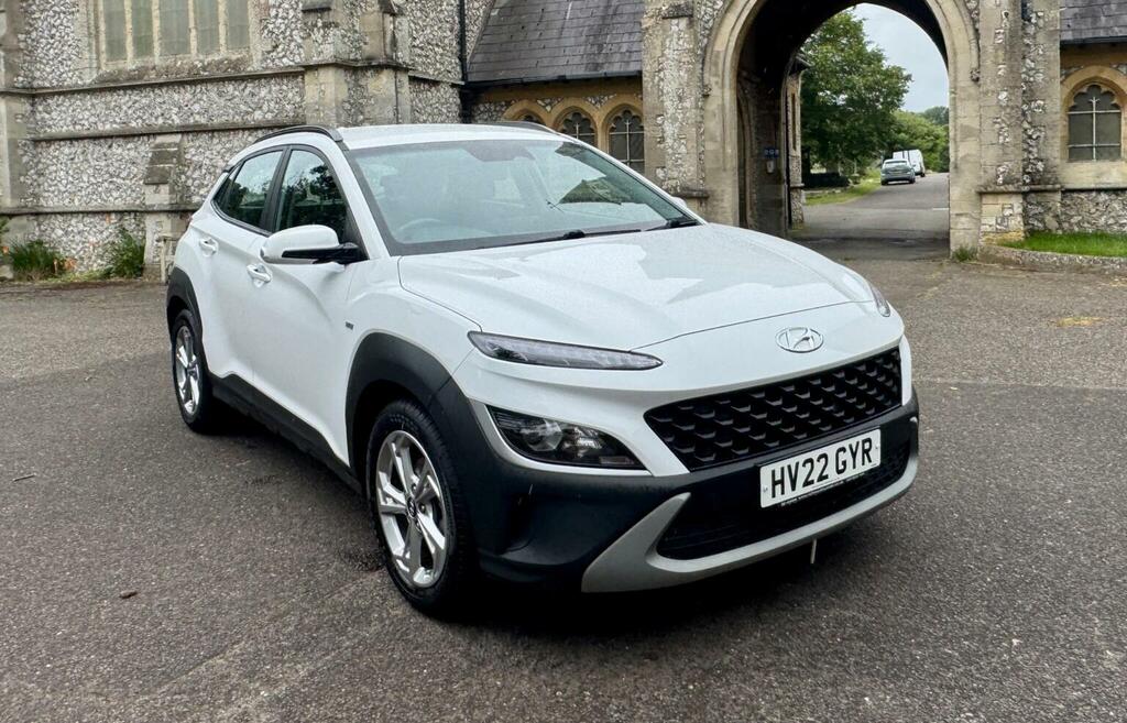 Hyundai Kona Suv 1.0 T-gdi Mhev Se Connect Euro 6 Ss 20 White #5