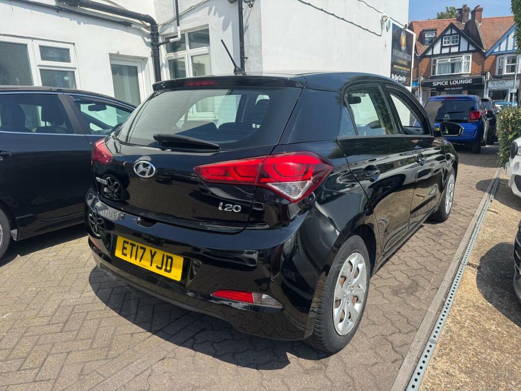 Hyundai I20 Hatchback 1.2 S Air Euro 6 201717 ET17YJD Black #5