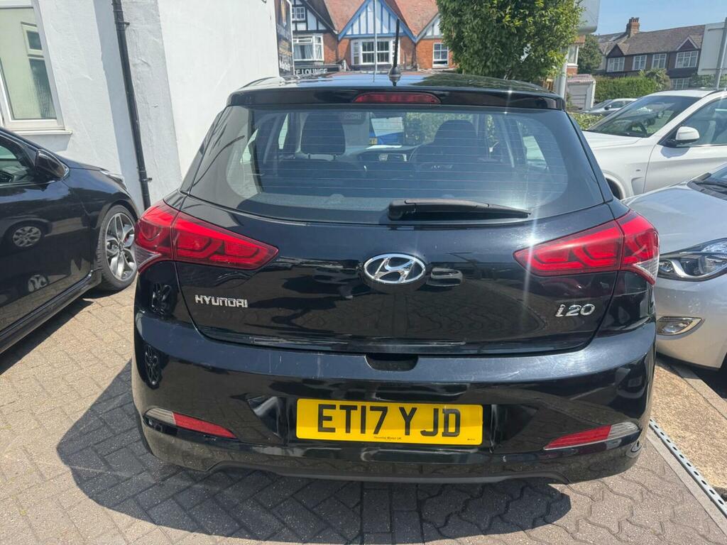 Hyundai I20 Hatchback 1.2 S Air Euro 6 201717 ET17YJD Black #4