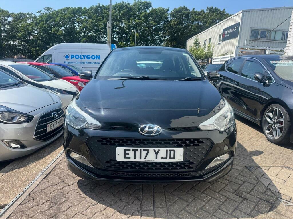 Hyundai I20 Hatchback 1.2 S Air Euro 6 201717 ET17YJD Black #3