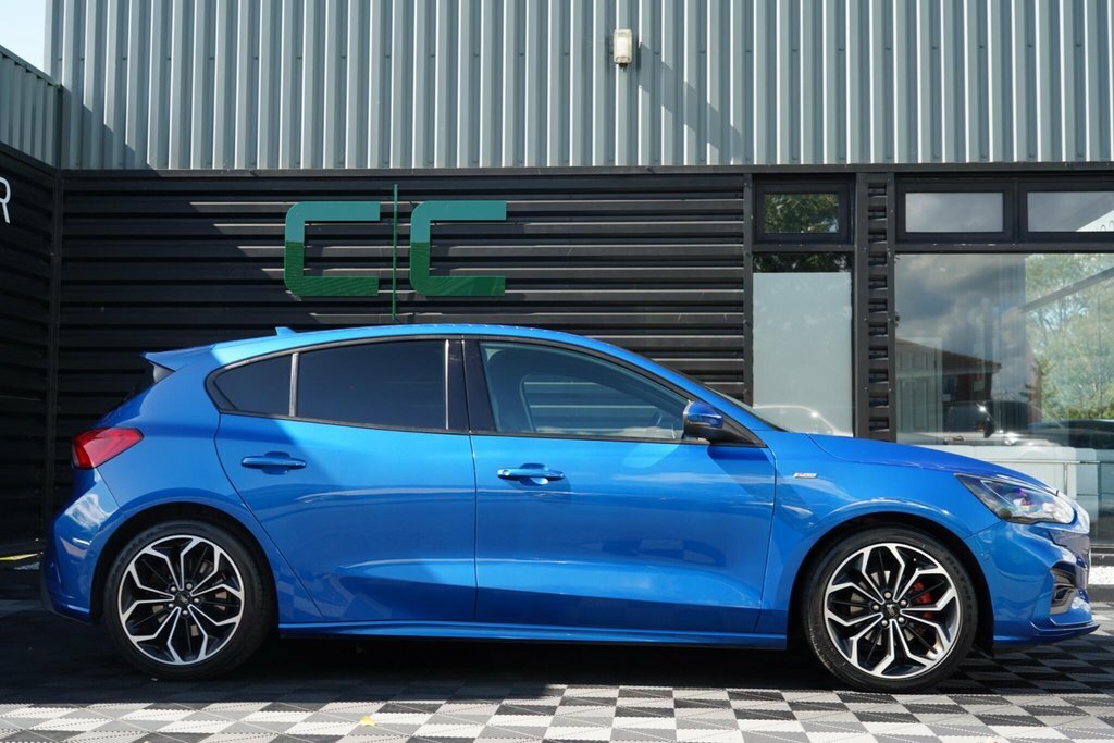 Ford Focus 1.5T Ecoboost St-line X Euro 6 Ss BG19UEY Blue #4