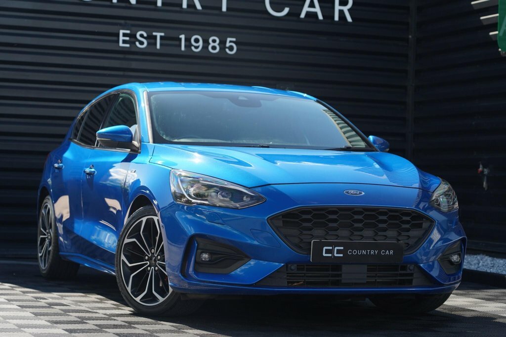 Ford Focus 1.5T Ecoboost St-line X Euro 6 Ss BG19UEY Blue #2