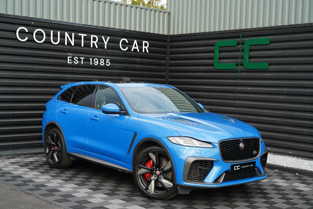 Jaguar F-Pace 5.0 P550 V8 Svr Quickshift Awd Euro 6 Ss Blue #4