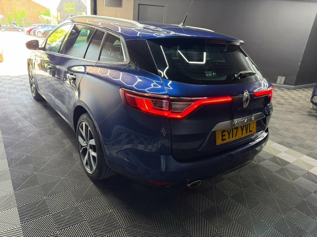 Renault Megane 1.5 Dci Dynamique S Nav Sport Tourer Ma EY17YVL Blue #3