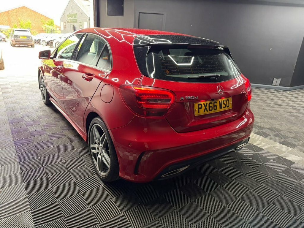 Mercedes-Benz A Class 1.5 A180d Amg Line Executive Hatchback Diese Red #4