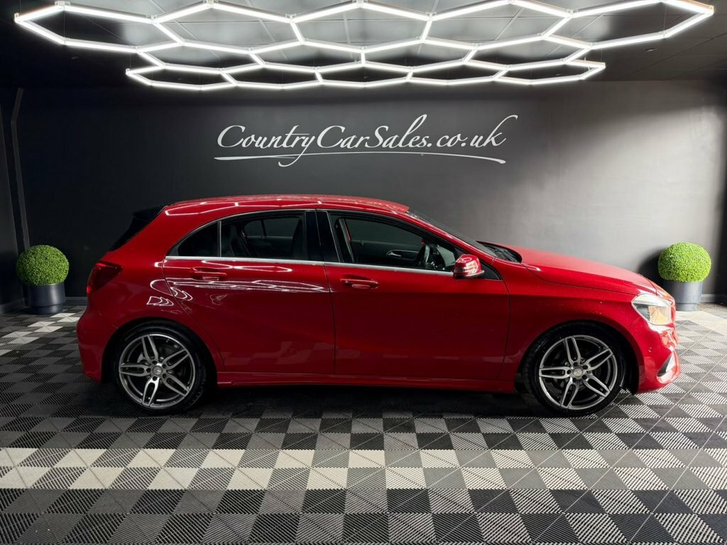Mercedes-Benz A Class 1.5 A180d Amg Line Executive Hatchback Diese Red