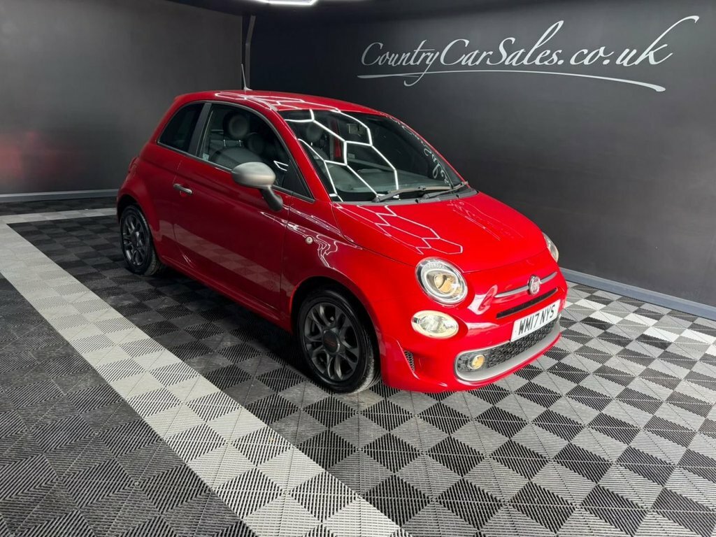 Fiat 500 1.2 S Hatchback Euro 6 Ss 69 WM17NYS Red