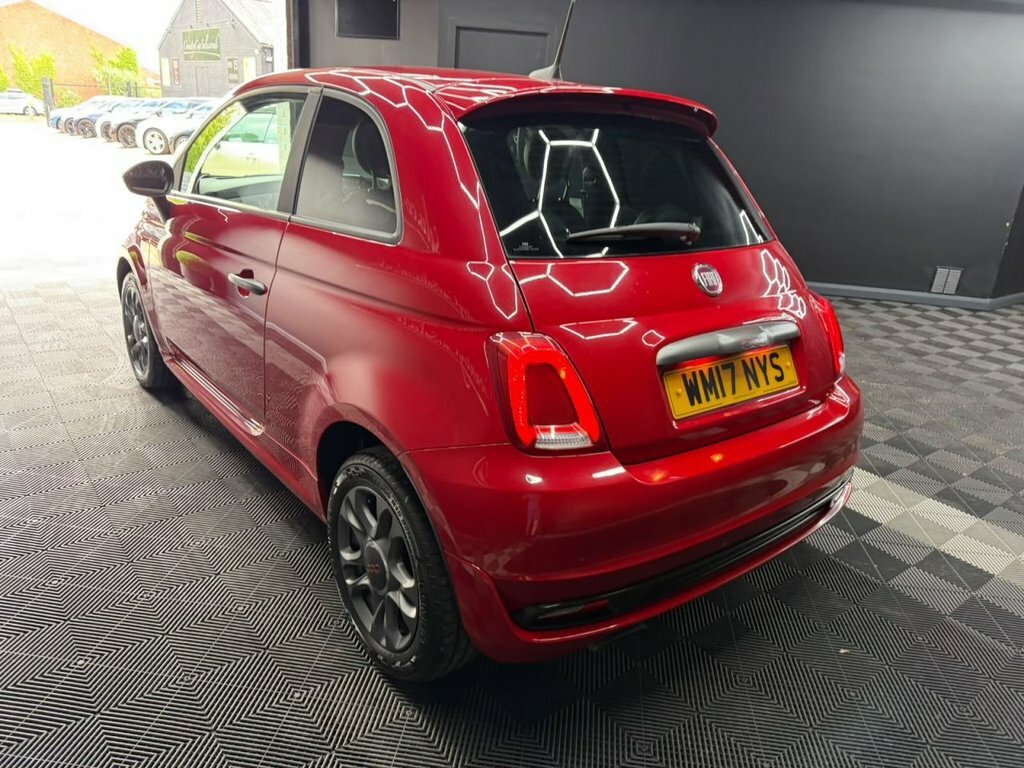 Fiat 500 1.2 S Hatchback Euro 6 Ss 69 WM17NYS Red #5