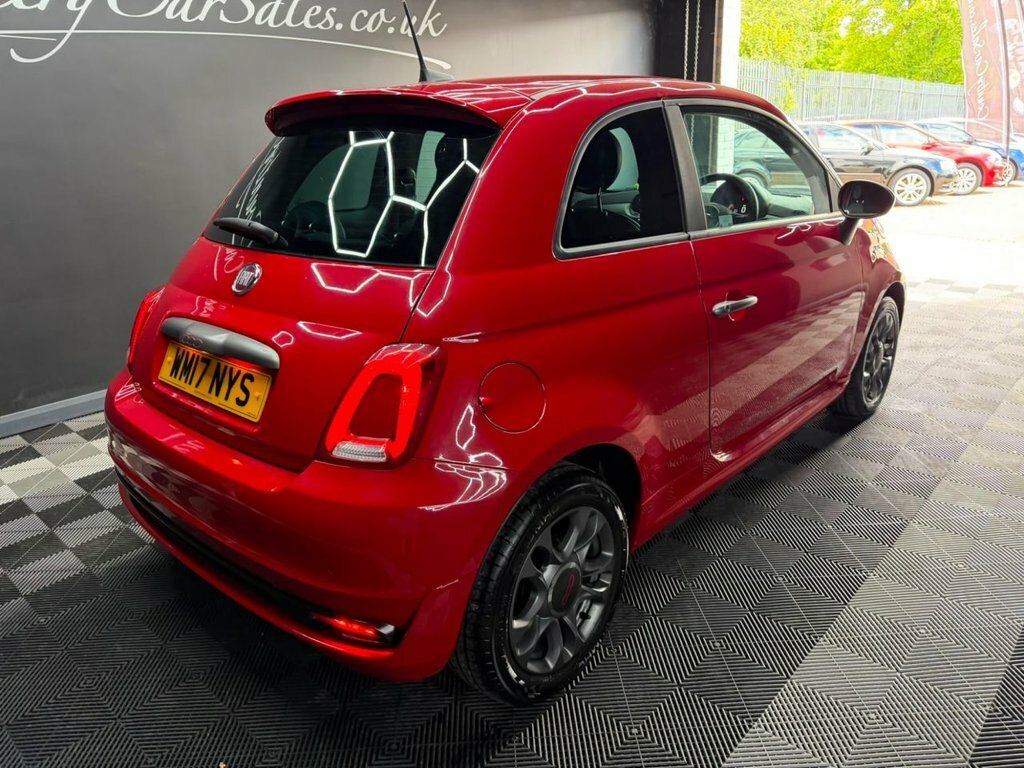 Fiat 500 1.2 S Hatchback Euro 6 Ss 69 WM17NYS Red #4