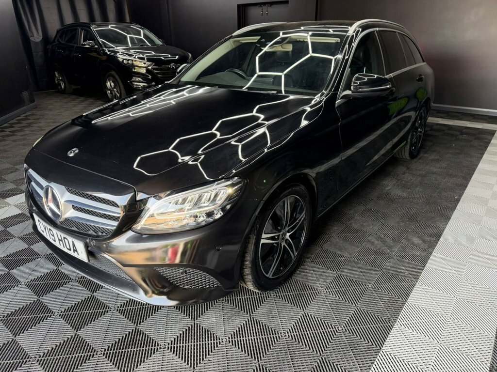 Mercedes-Benz C Class 1.5 C200 Mhev Eq Boost Sport Estate G-t CY19HOA Black #5