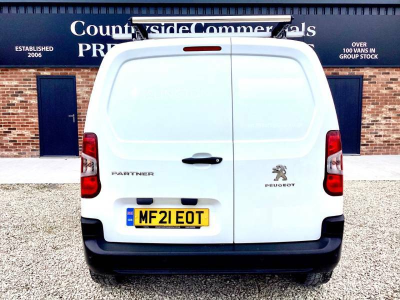 Peugeot Partner 1000 1.5 Bluehdi 100 Professional Van White #5