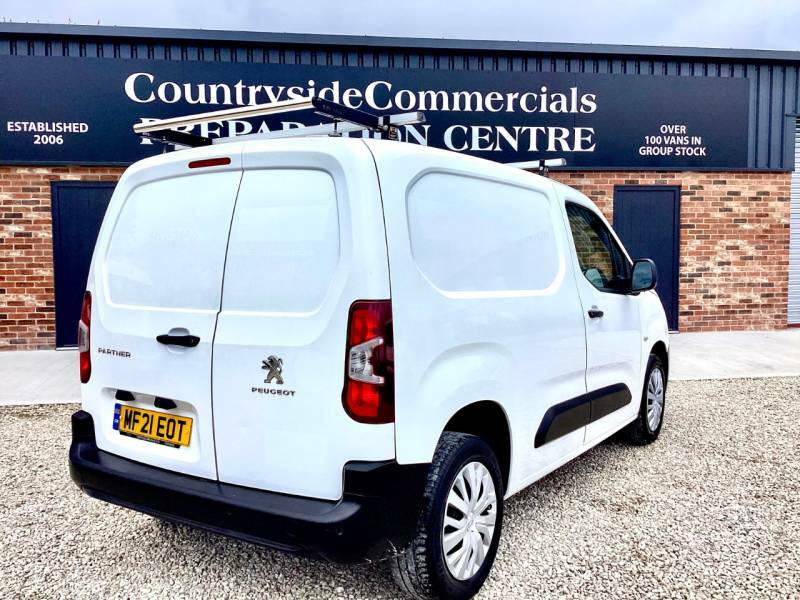 Peugeot Partner 1000 1.5 Bluehdi 100 Professional Van White #6