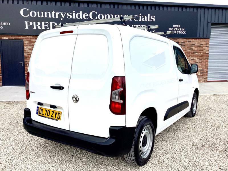 Vauxhall Combo 2000 1.5 Turbo D 75Ps H1 Edition Van White #6