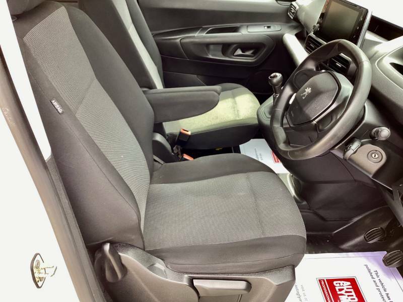 Peugeot Partner 850 1.5 Bluehdi 100 Professional Premium Crew Van White #6
