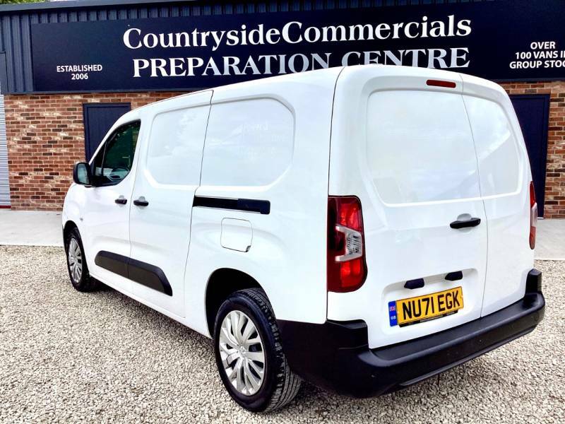 Peugeot Partner 850 1.5 Bluehdi 100 Professional Premium Crew Van White #3