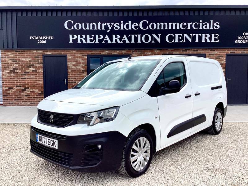 Peugeot Partner 850 1.5 Bluehdi 100 Professional Premium Crew Van White #2
