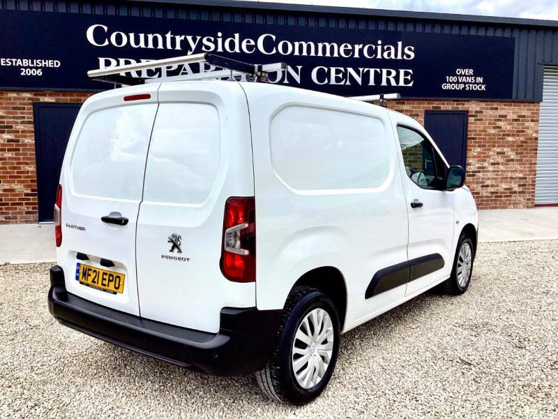 Peugeot Partner 1000 1.5 Bluehdi 100 Professional Van White #6
