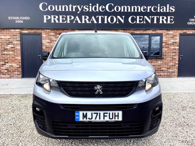 Peugeot Partner 1000 1.5 Bluehdi 100 Professional Premium Van - 20 MJ71FUH Silver #2
