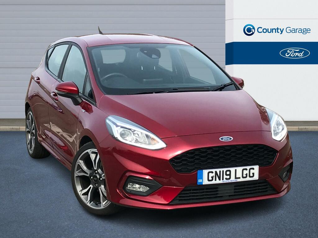 Ford Fiesta 1.0T Ecoboost Gpf St Line Hatchback Man Red