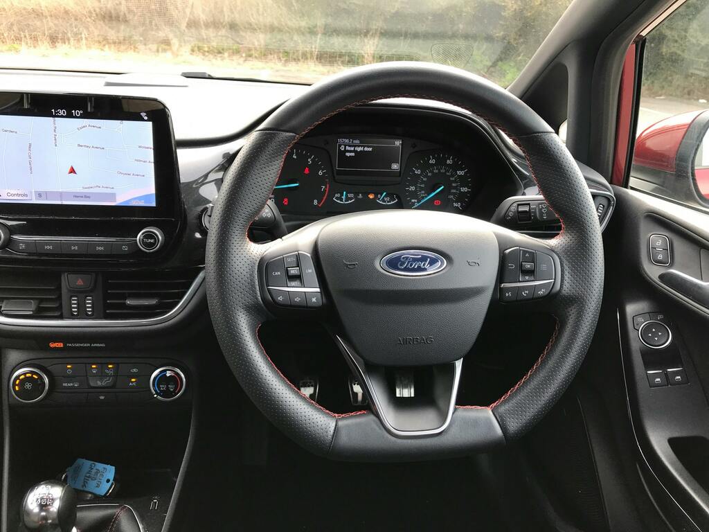 Ford Fiesta 1.0T Ecoboost Gpf St Line Hatchback Man GN19LGG Red #6