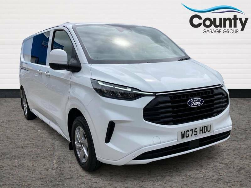 Ford Transit Custom 2.0 Ecoblue 136Ps H1 Double Cab Van Limited - 2025 White