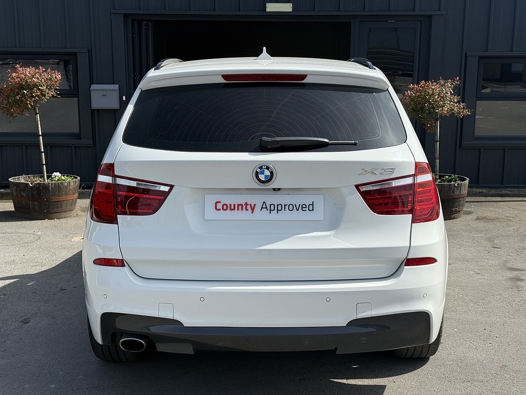 BMW X3 Xdrive20d M Sport WX17NSE White #6