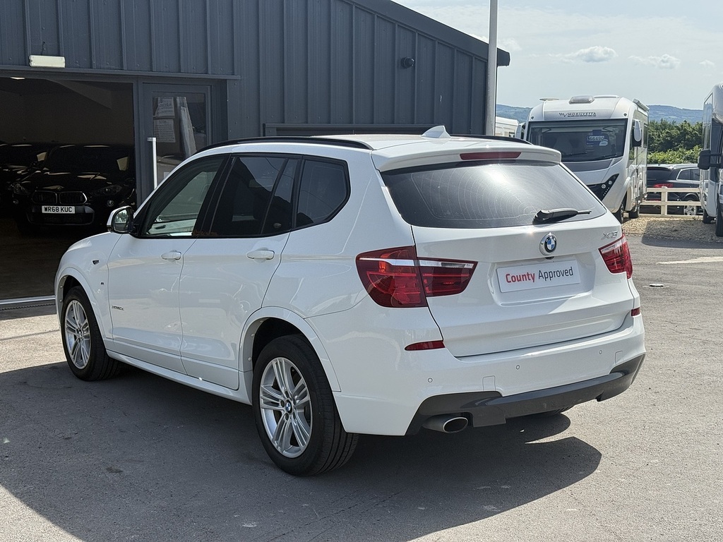 BMW X3 Xdrive20d M Sport WX17NSE White #4