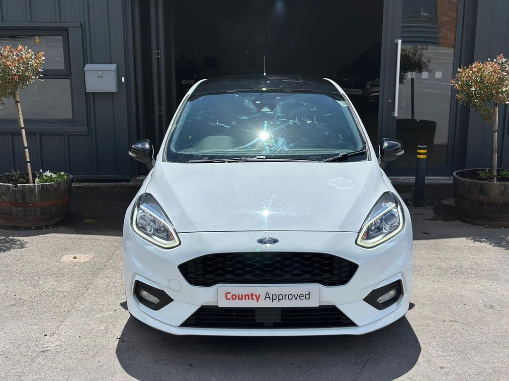 Ford Fiesta Tdci St-line WG18BSX White #2