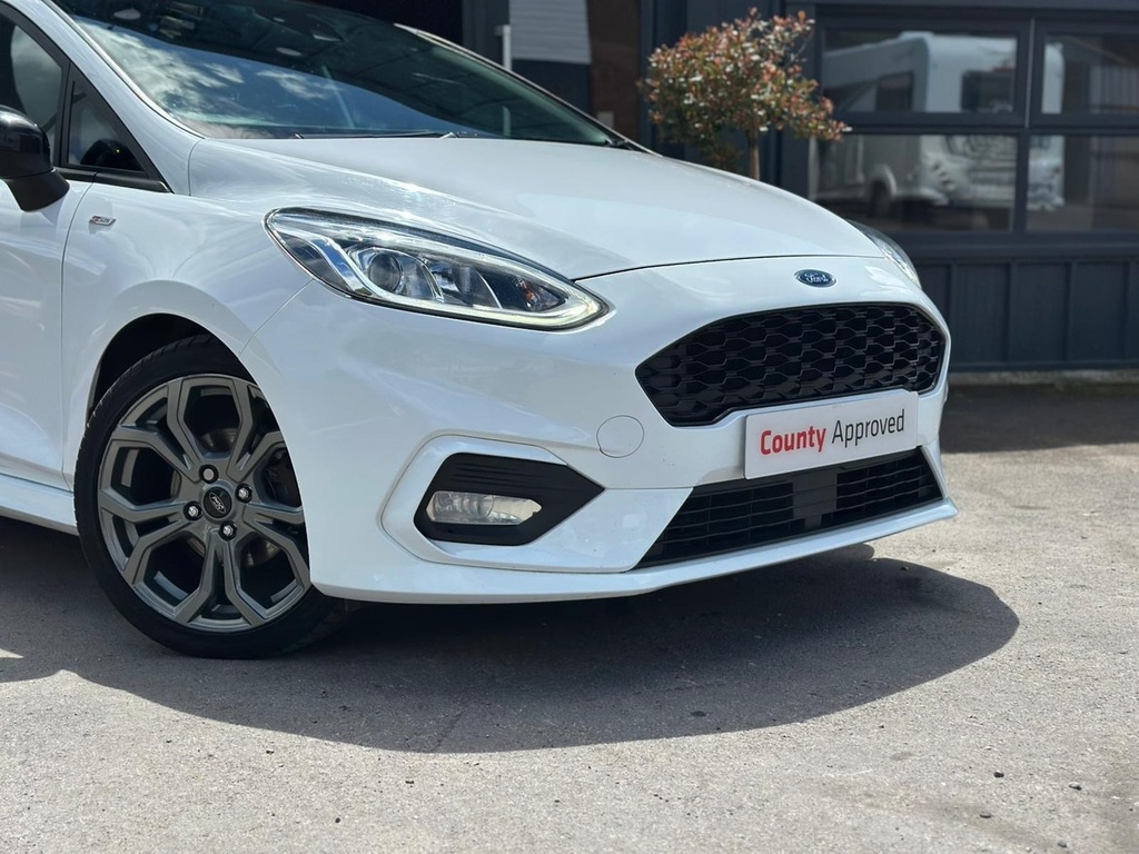 Ford Fiesta Tdci St-line WG18BSX White #3