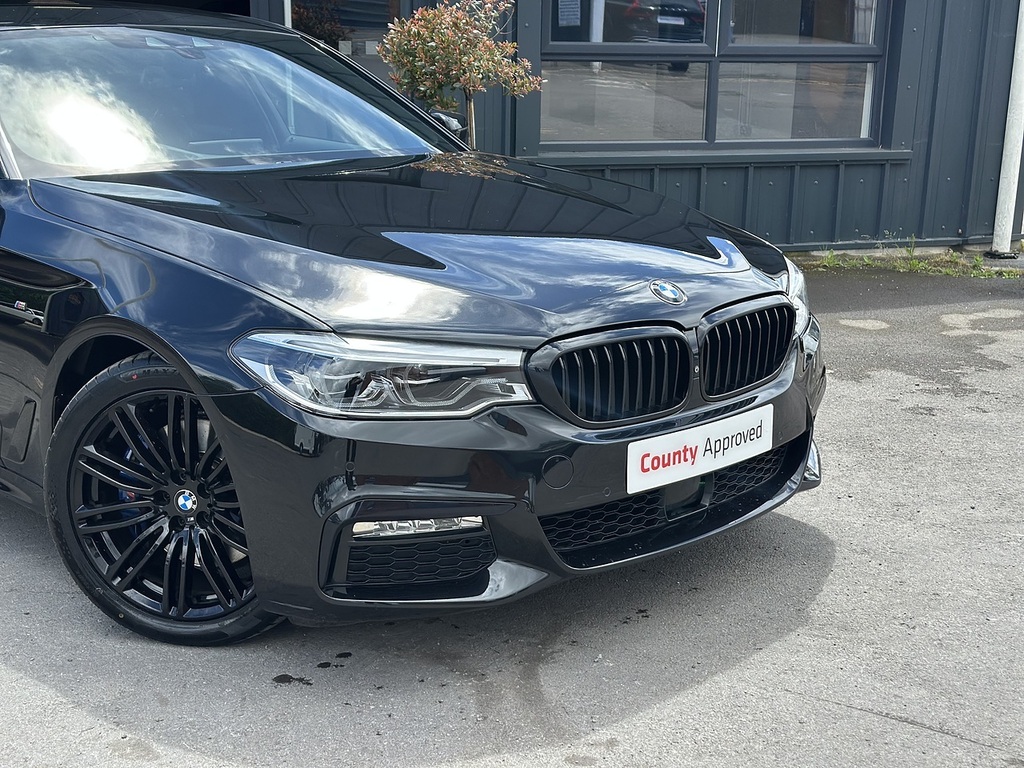 BMW 5 Series 530I M Sport Blue #3