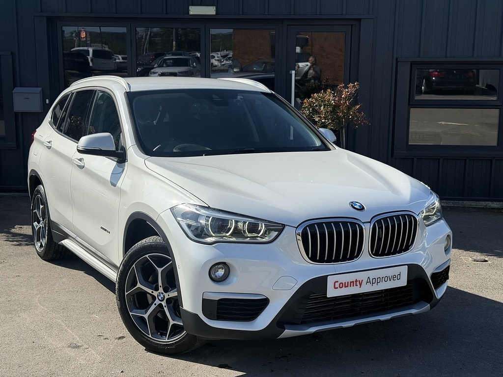 BMW X1 Xdrive23i M Sport White #3