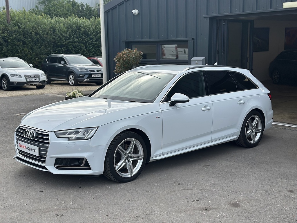 Audi A4 Avant Avant Tfsi S Line White #6