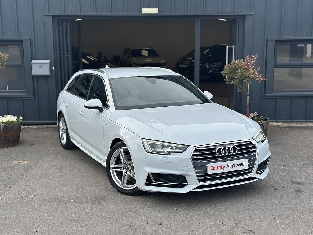 Audi A4 Avant Avant Tfsi S Line White