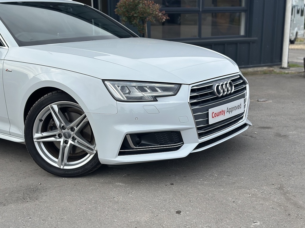 Audi A4 Avant Avant Tfsi S Line White #2