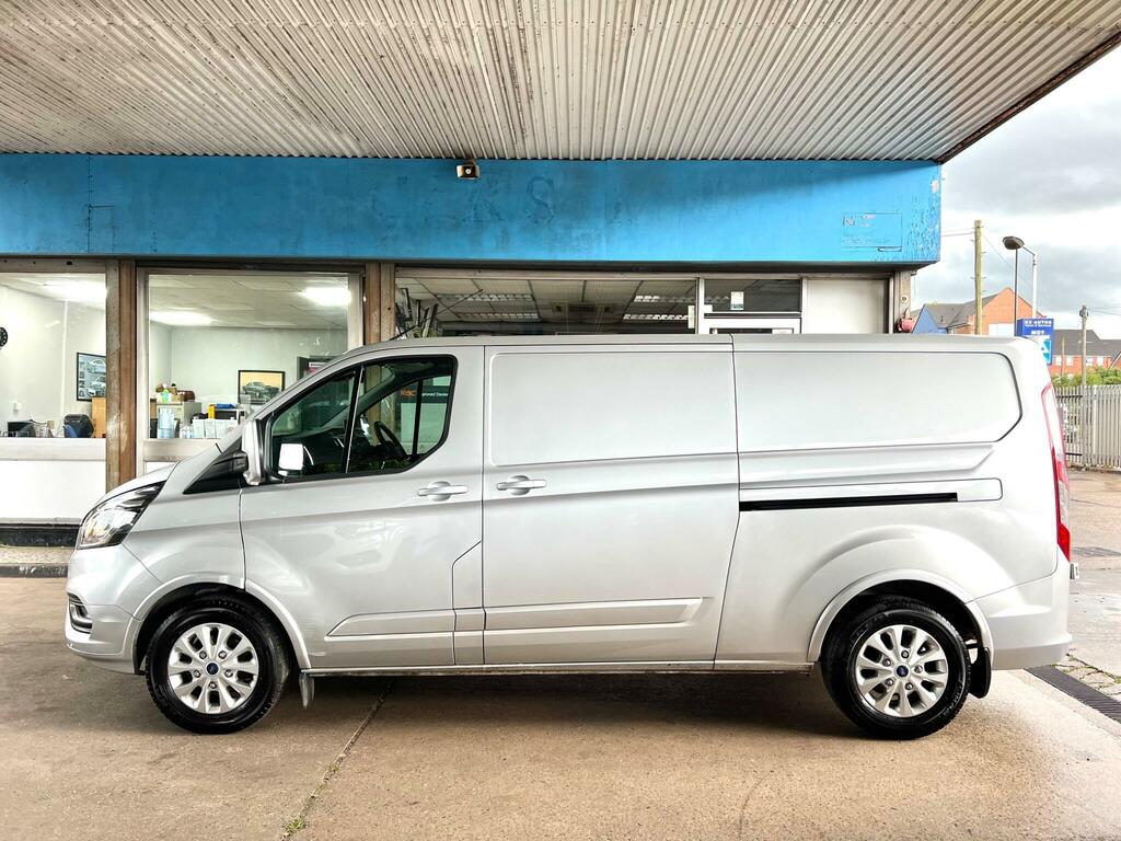 Ford Transit Custom 2.0 300 Ecoblue Limited L2 H1 Euro 6 Ss YS72LHZ Silver #4