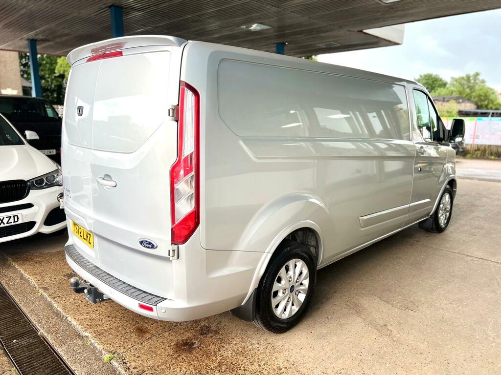 Ford Transit Custom 2.0 300 Ecoblue Limited L2 H1 Euro 6 Ss YS72LHZ Silver #6